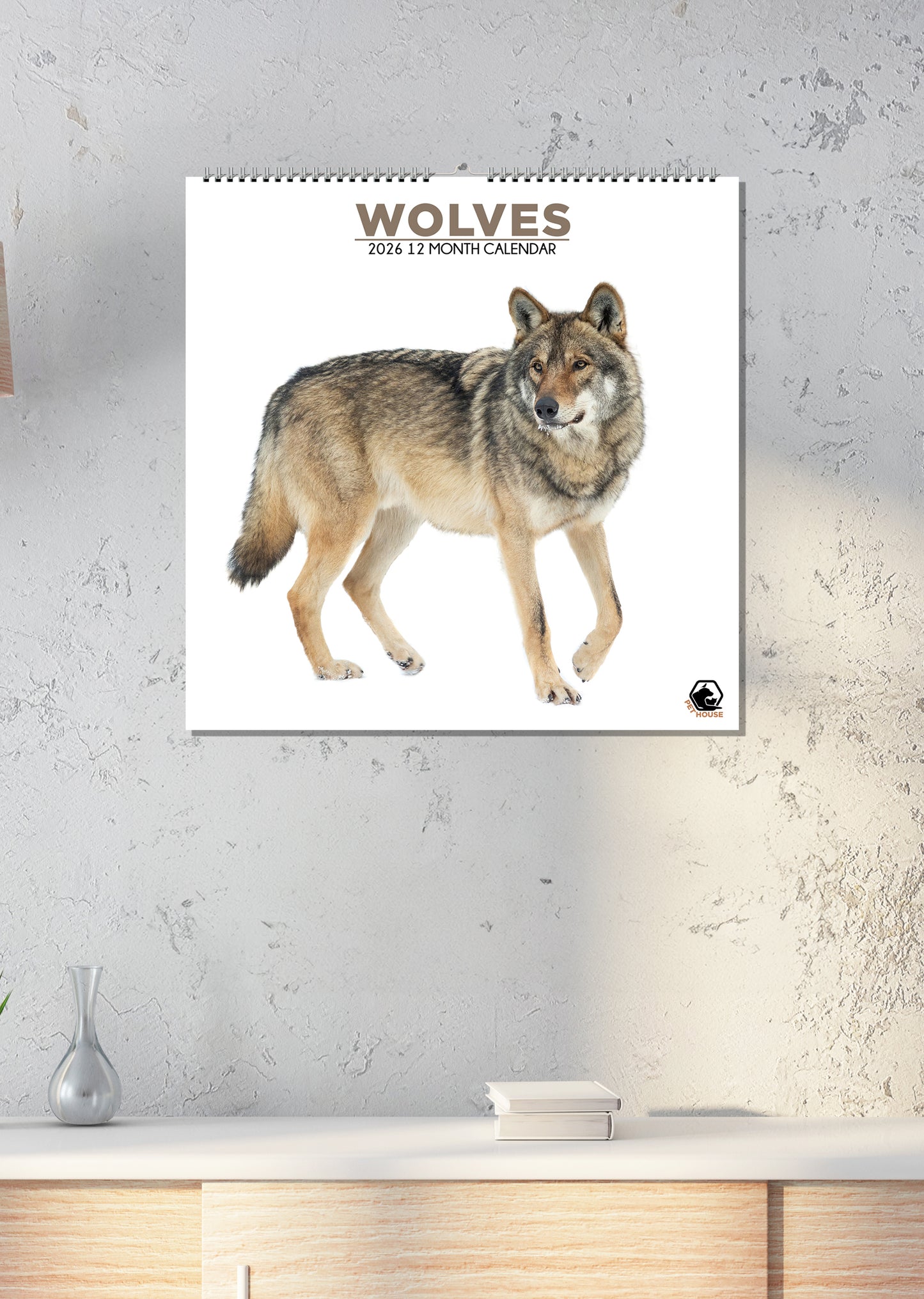 Wolves - Square Calendar 2026