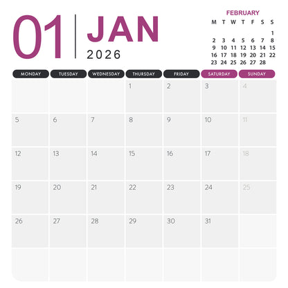 Ragdoll Cats - Square Calendar 2026