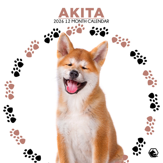 Akita - Square Calendar 2026