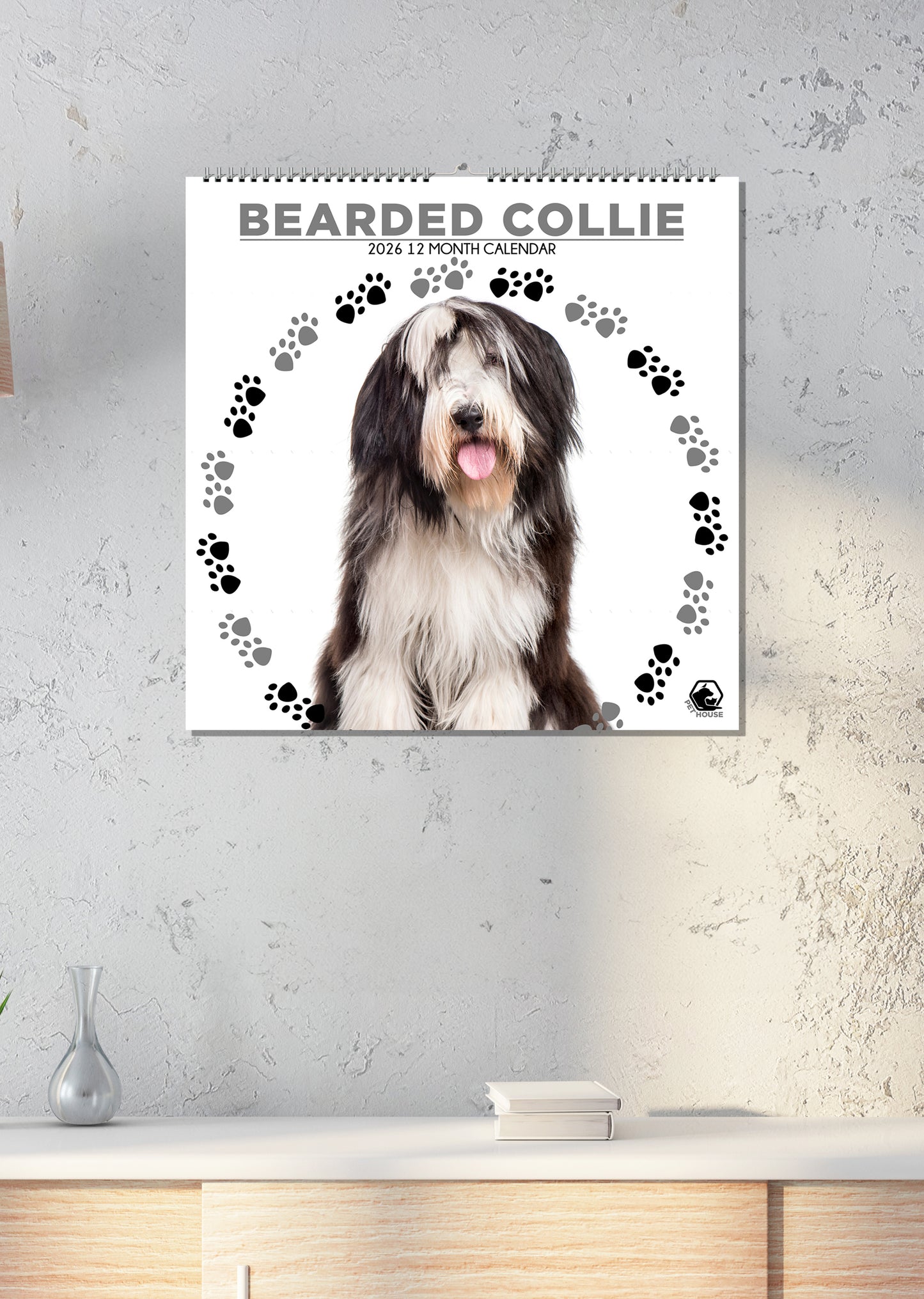 Bearded Collie - Square Wholesale