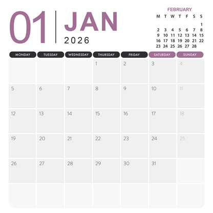 Bichin Frise - Square Calendar 2026