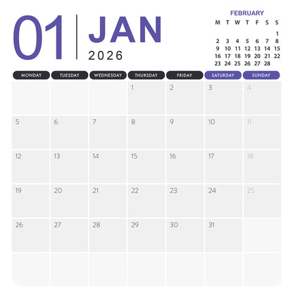 Cavapoo - Square Calendar 2026