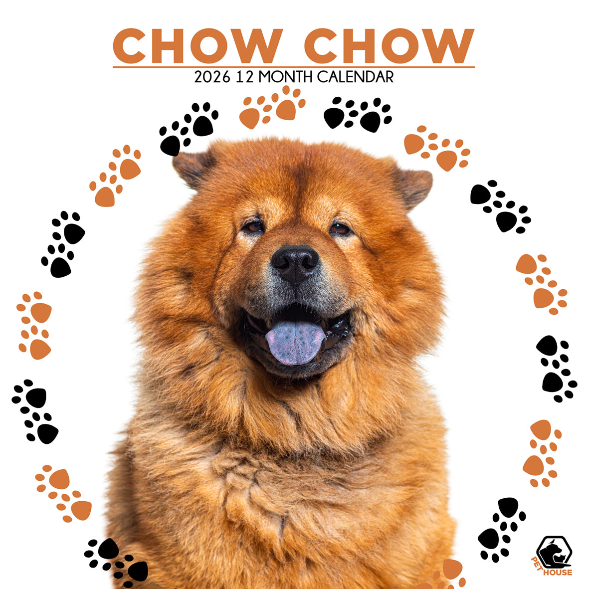 Chow Chow - Square Calendar 2026