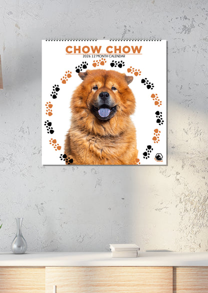 Chow Chow - Square Calendar 2026
