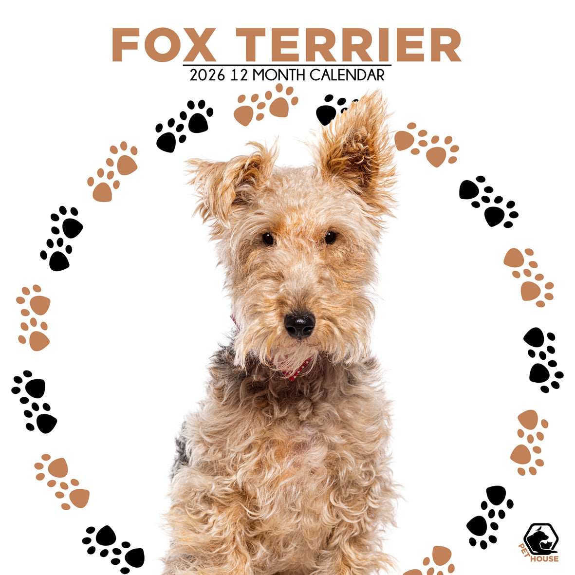 Fox Terrier - Square Calendar 2026