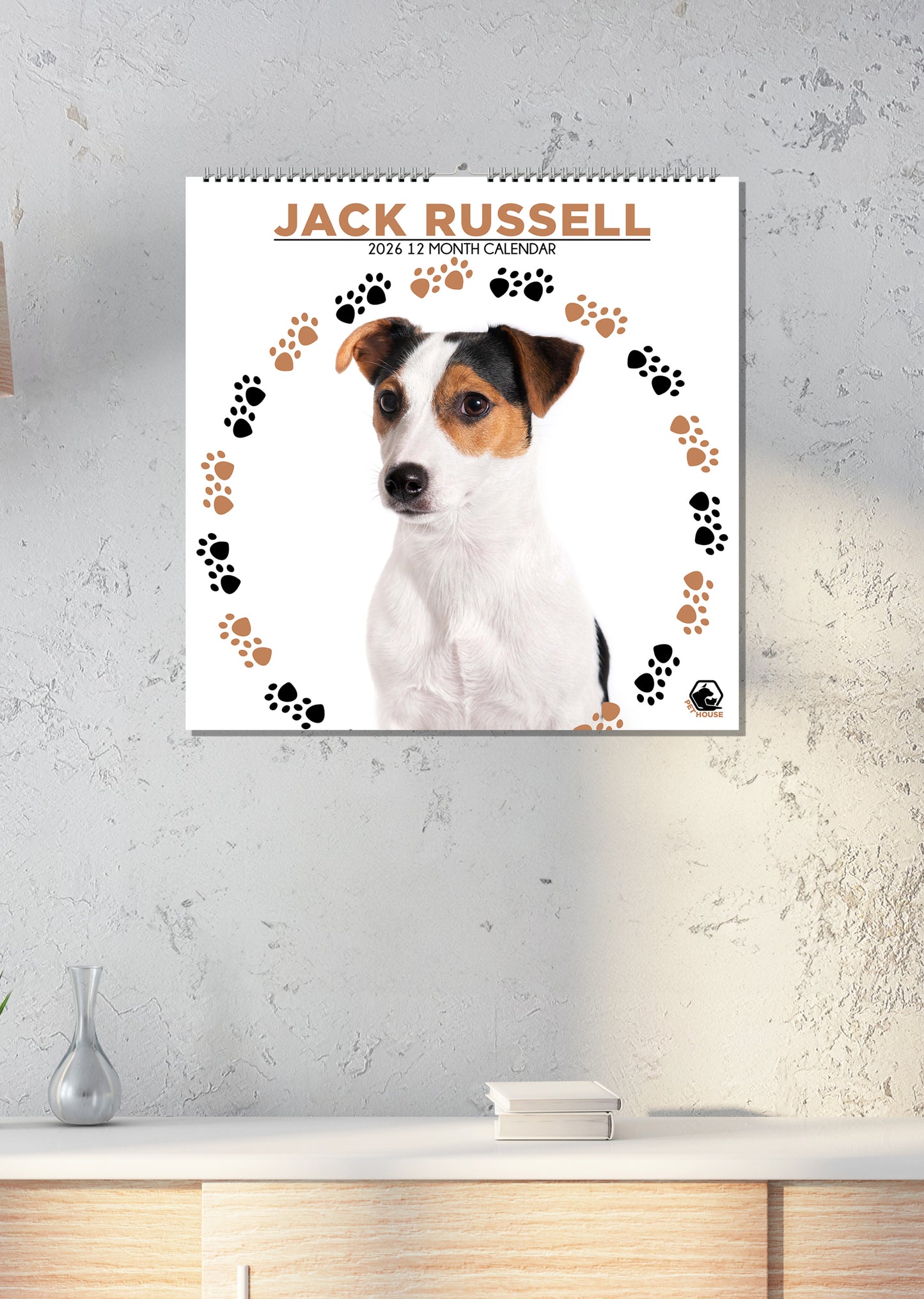 Jack Russell - Square Calendar 2026