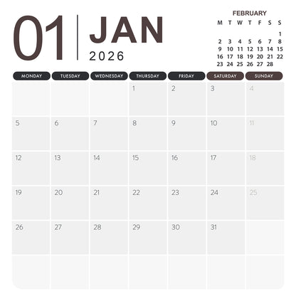 Labrador Retriever Choc - Square Calendar 2026