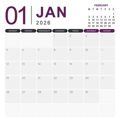 Maltese - Square Calendar 2026