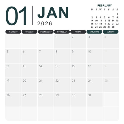 Puppies Calendar - Square Calendar 2026