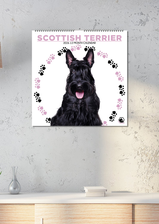 Scottish Terrier - Square Calendar 2026