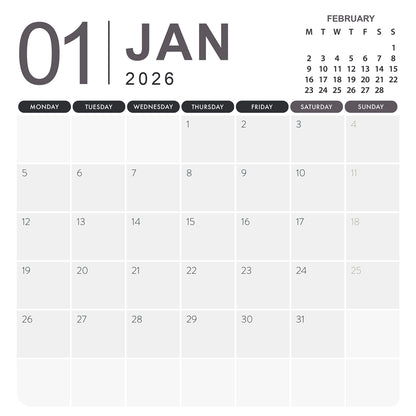 Weimaraner - Square Calendar 2026