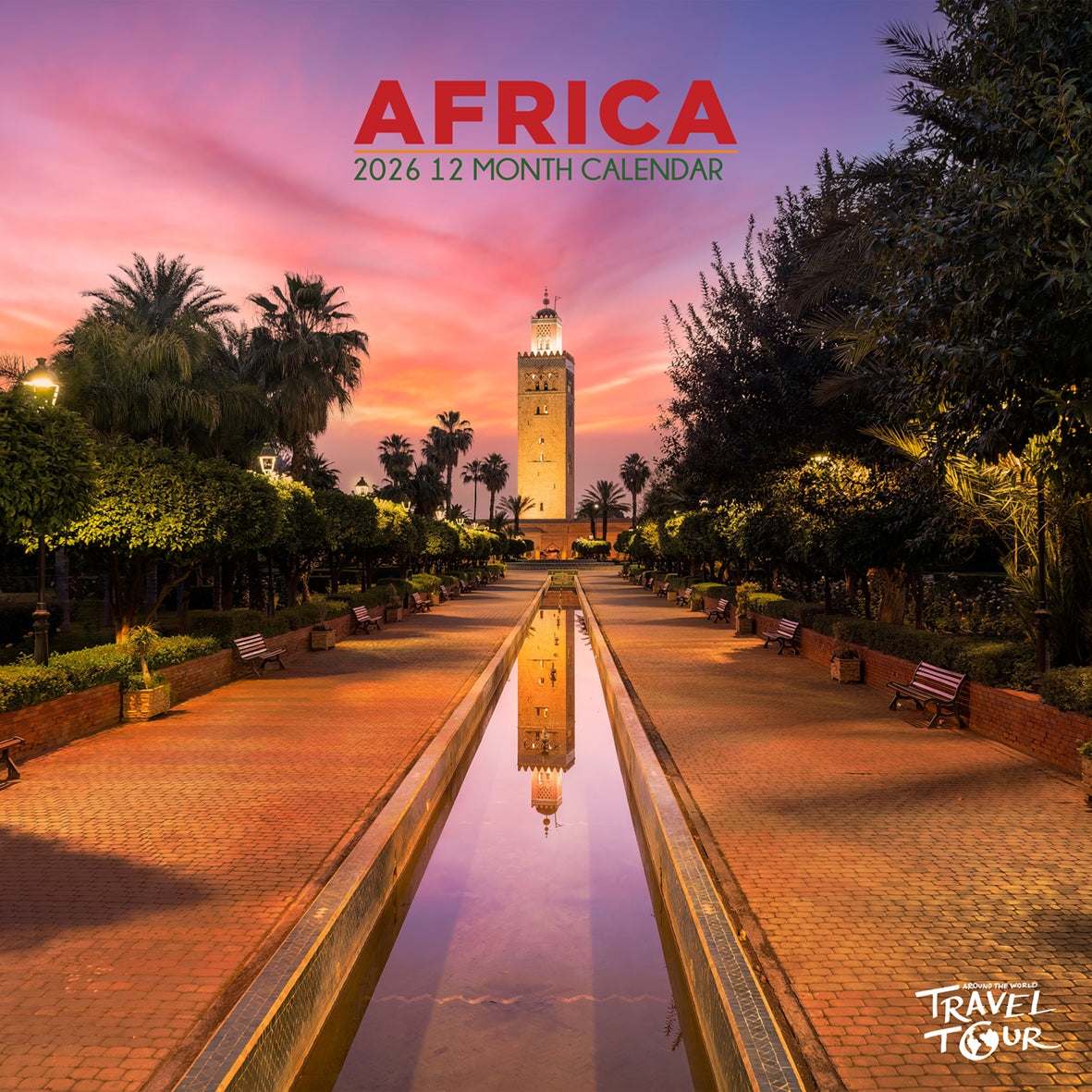 Africa - Square Calendar 2026