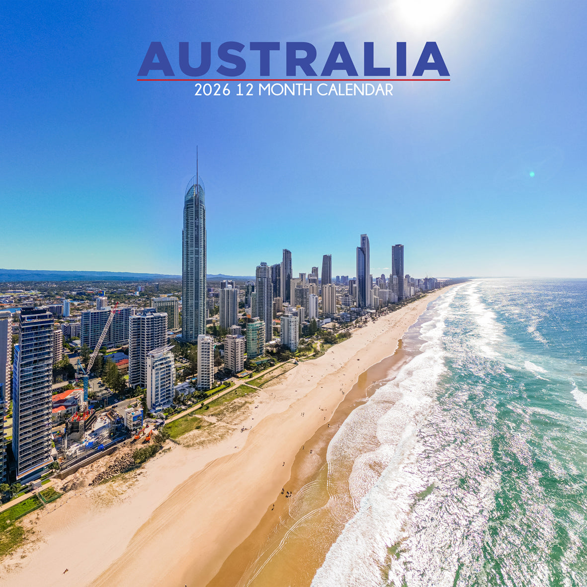 Australia - Square Calendar 2026