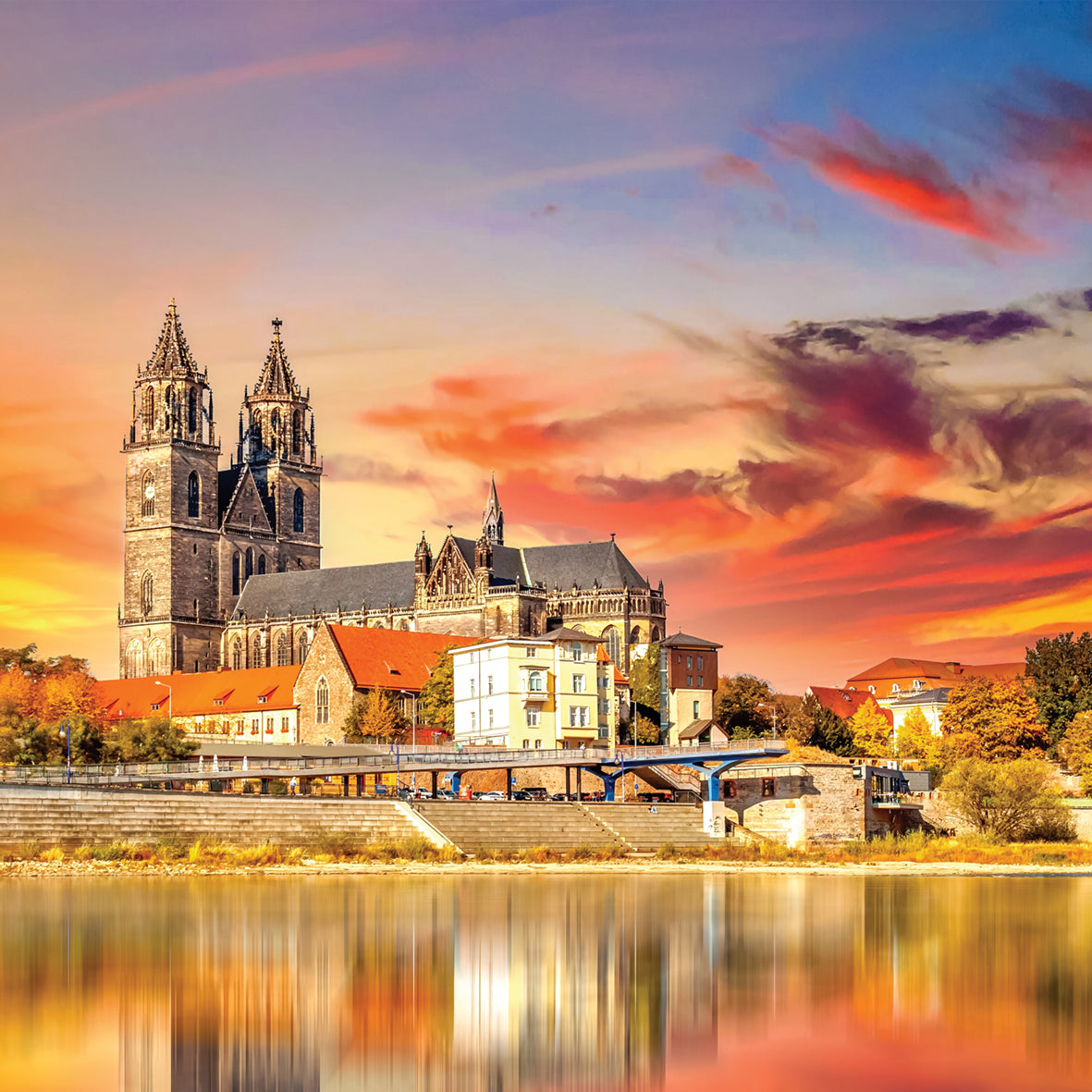 Germany - Square Calendar 2026