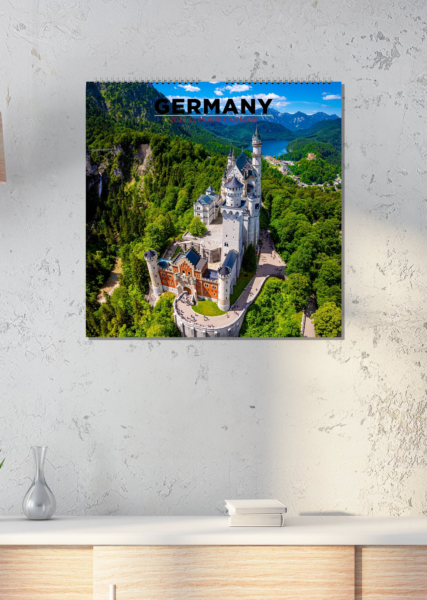 Germany - Square Calendar 2026