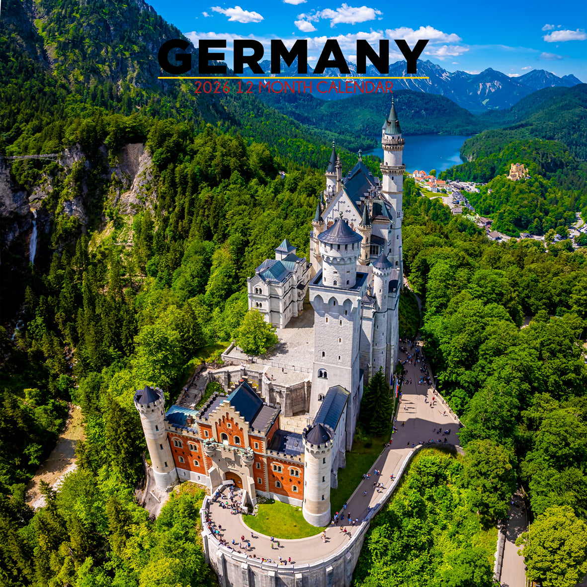 Germany - Square Calendar 2026