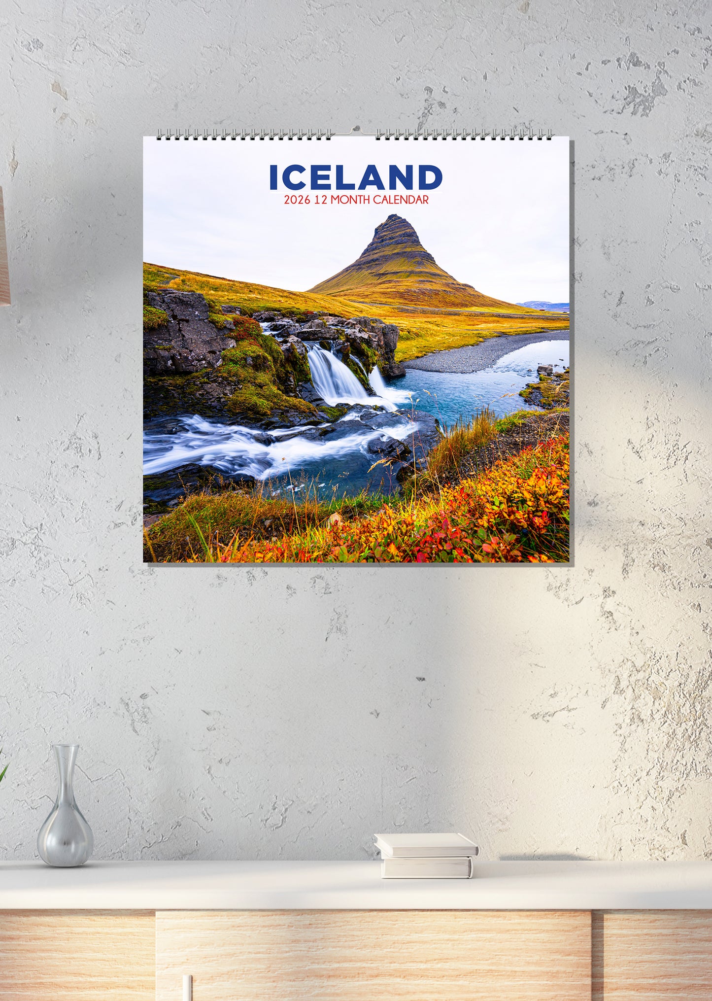 Iceland - Square Calendar 2026
