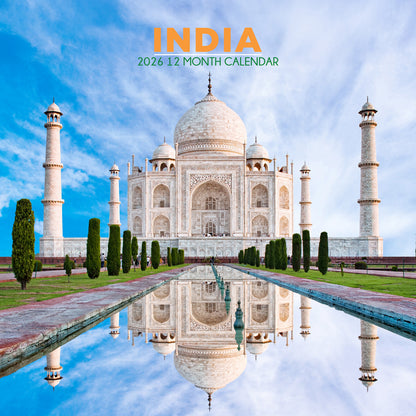 India - Square Calendar 2026