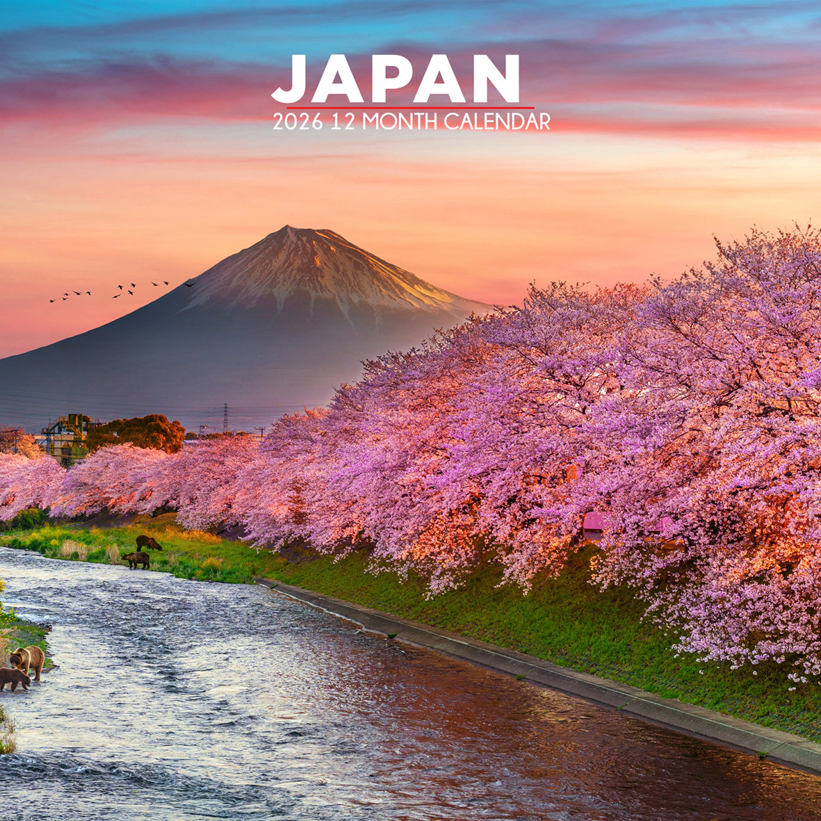 Japan - Square Calendar 2026