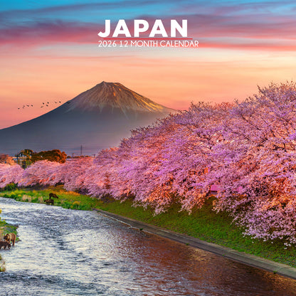 Japan - Square Calendar 2026