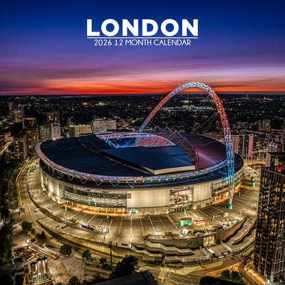 London - Square Calendar 2026