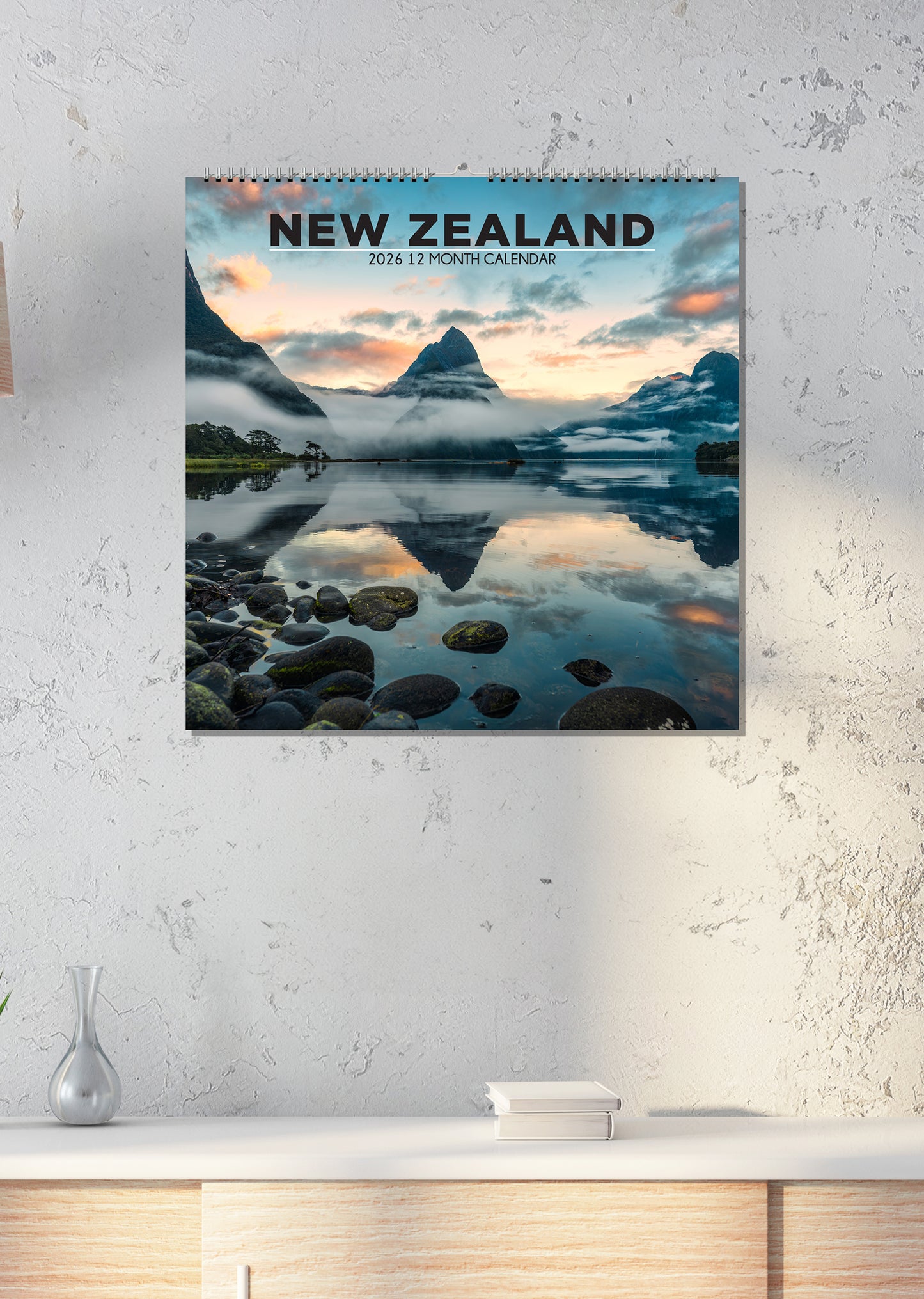 New Zealand - Square Calendar 2026