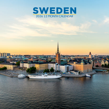 Sweden - Square Calendar 2026