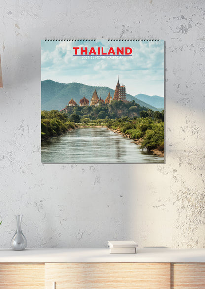 Thailand - Square Calendar 2026