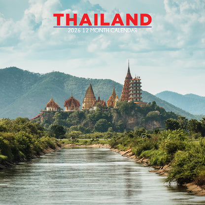 Thailand - Square Calendar 2026