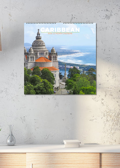 The Caribbean - Square Calendar 2026