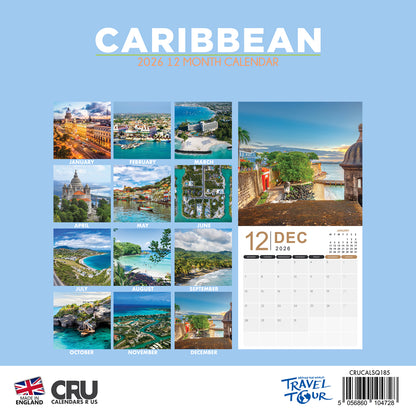 The Caribbean - Square Calendar 2026