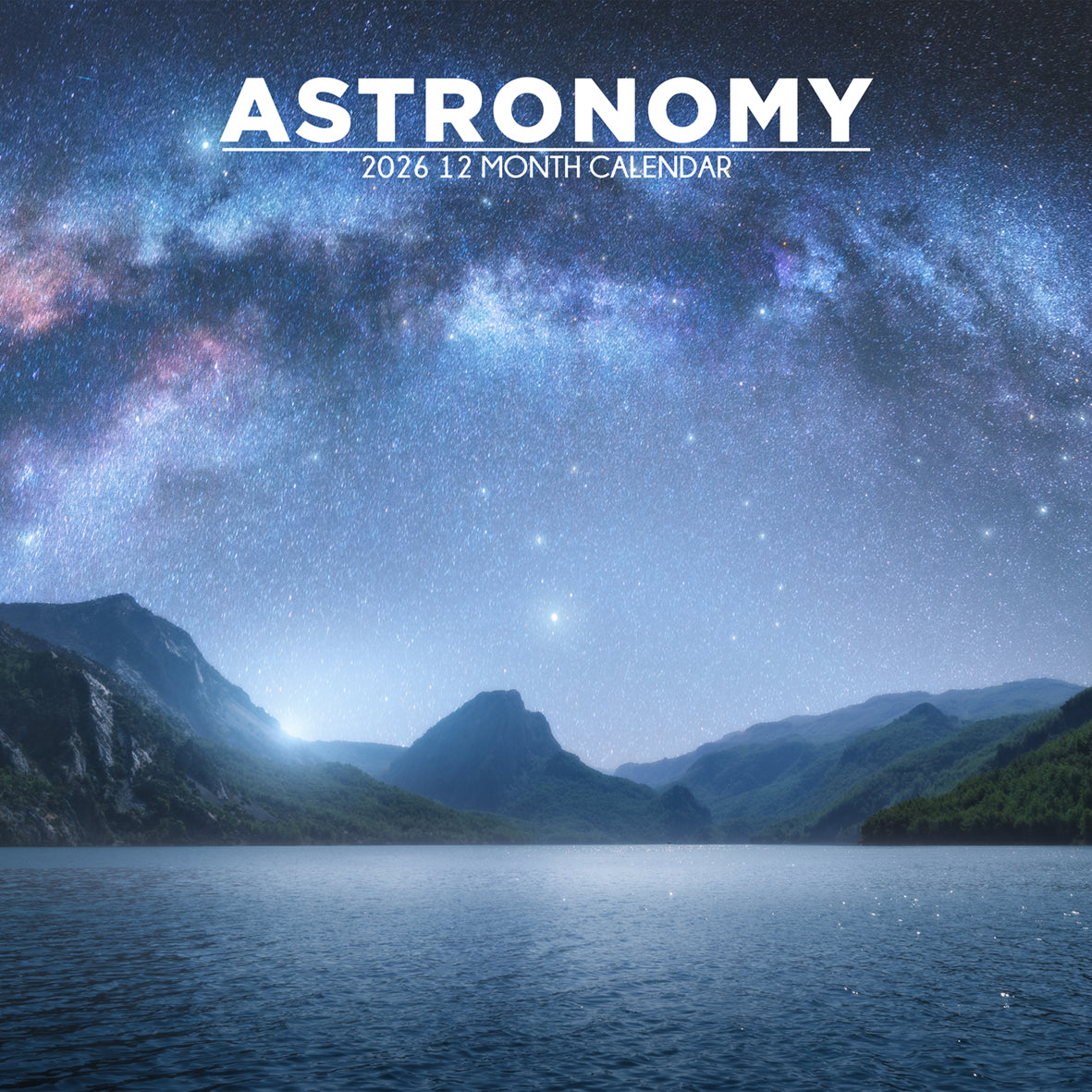 Astronomy - Square Calendar 2026