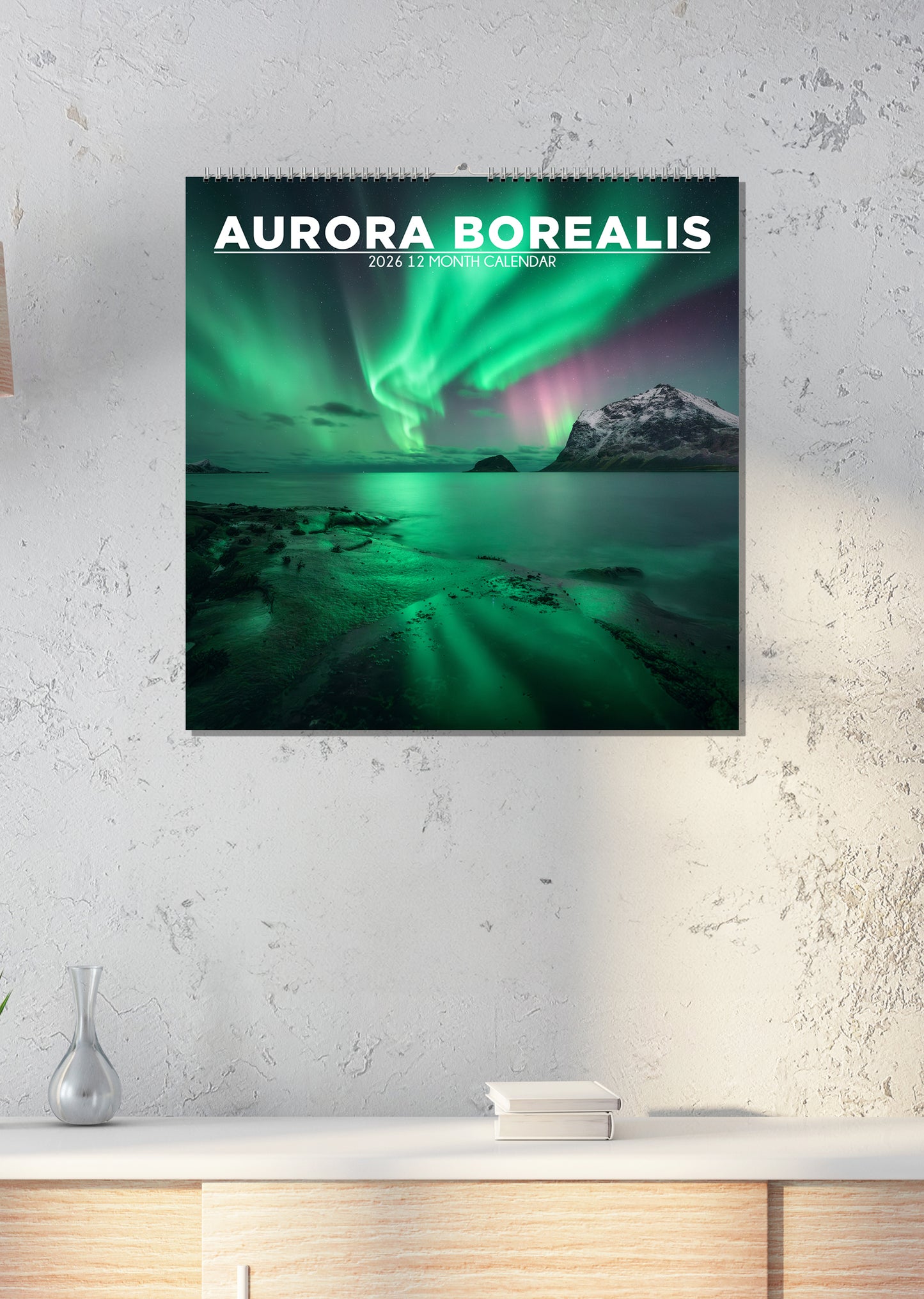 Aurora Borealis - Square Calendar 2026