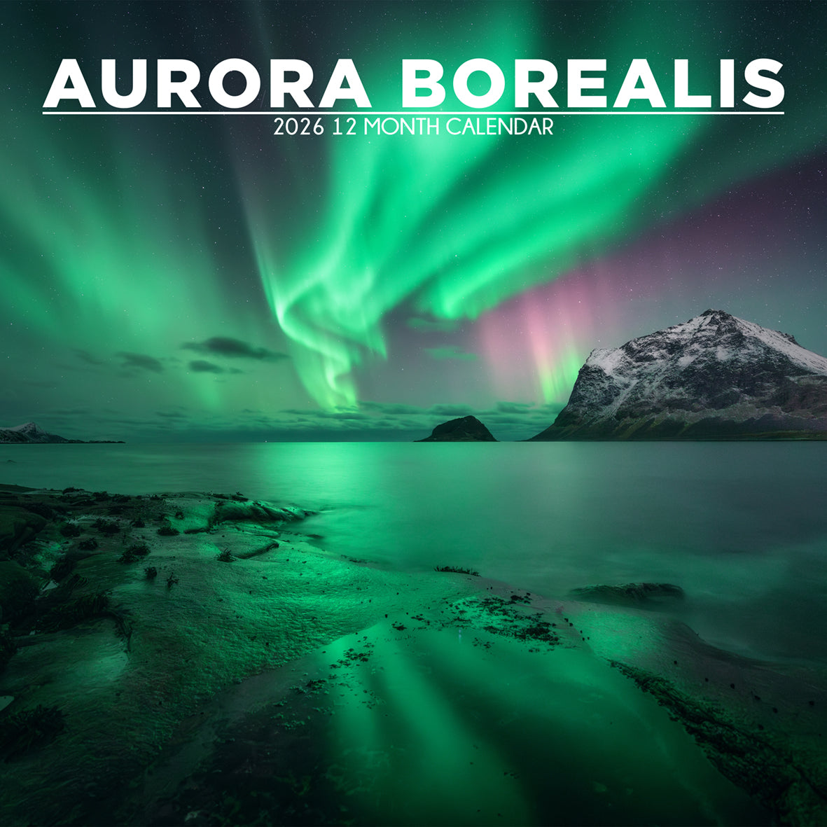 Aurora Borealis - Square Calendar 2026