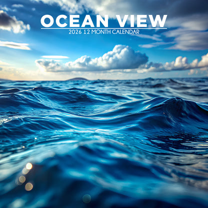 Ocean View - Square Calendar 2026