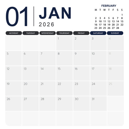 Space Bound - Square Calendar 2026