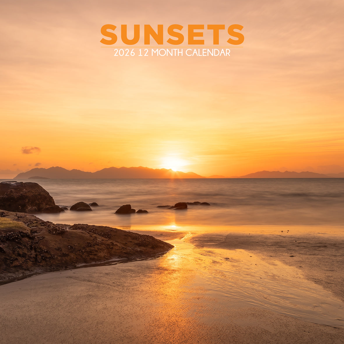 Sunsets - Square Calendar 2026