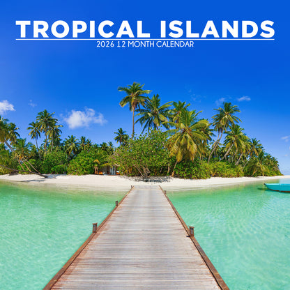 Tropical Islands - Square Calendar 2026