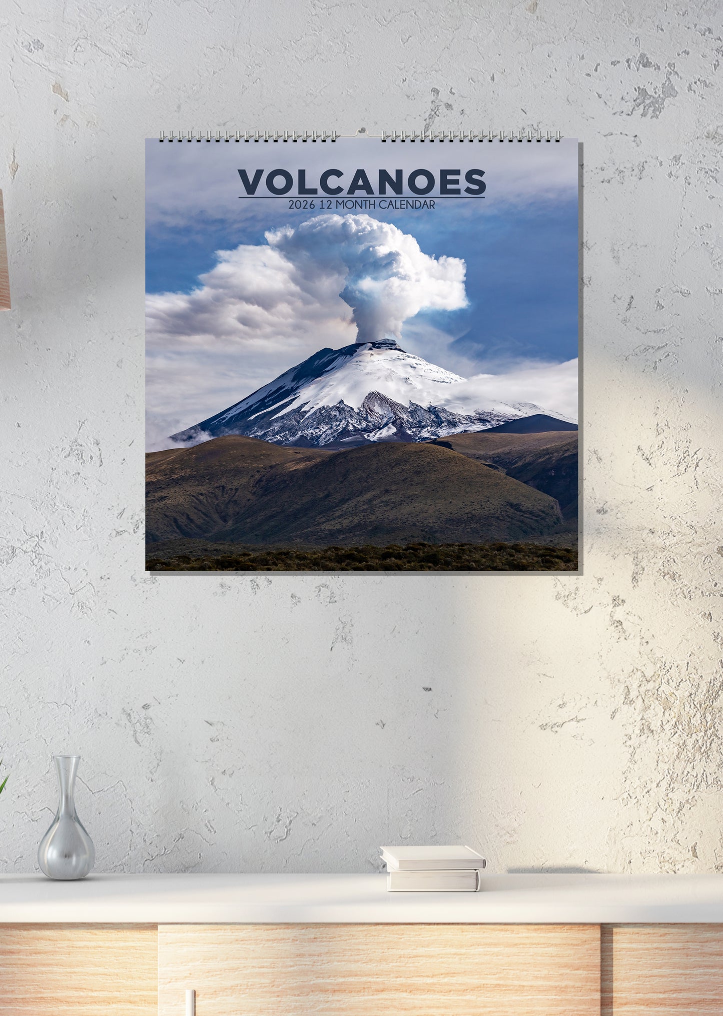 Volcanoes - Square Calendar 2026