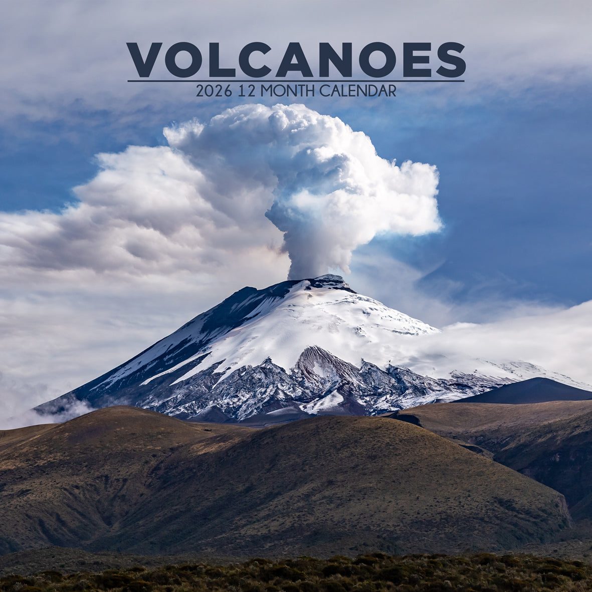Volcanoes - Square Calendar 2026