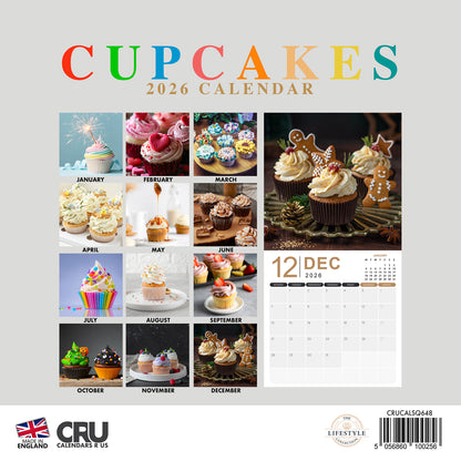 Cupcakes - Calendar 2026