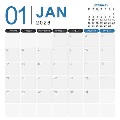 Dinosaurs - Calendar 2026