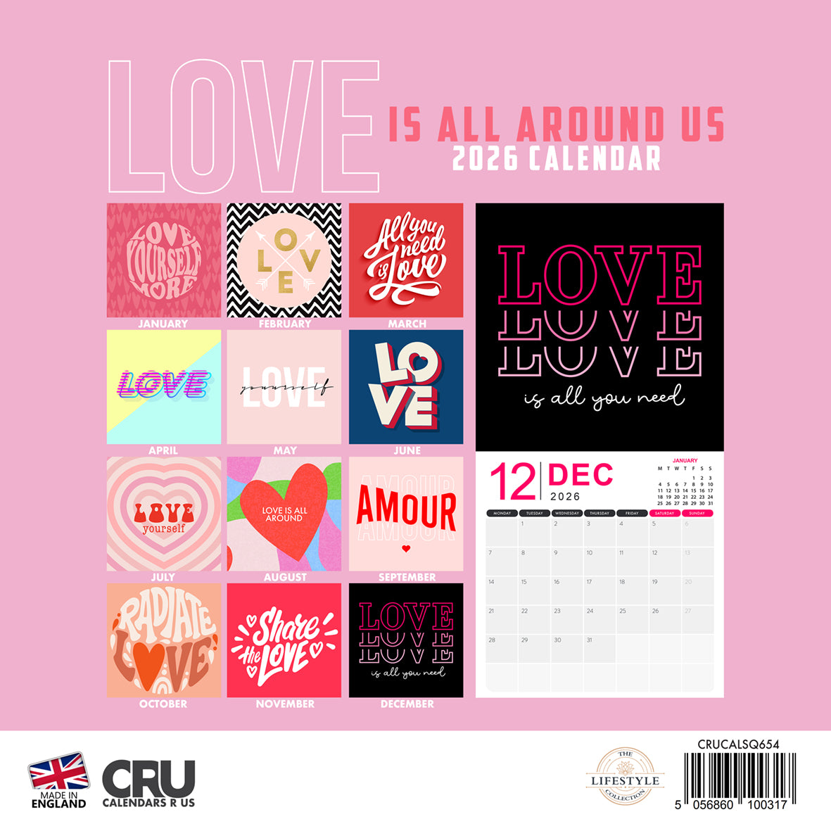 Love Is All Around Us - Calendar 2026