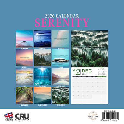 Serenity - Calendar 2026