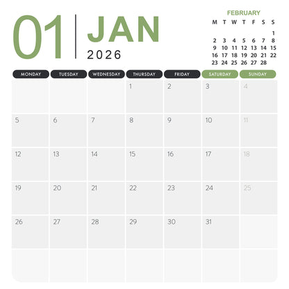 Teddies - Calendar 2026