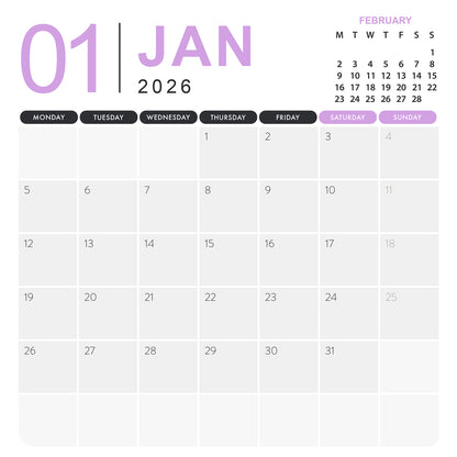 I Believe In Unicorns - Calendar 2026