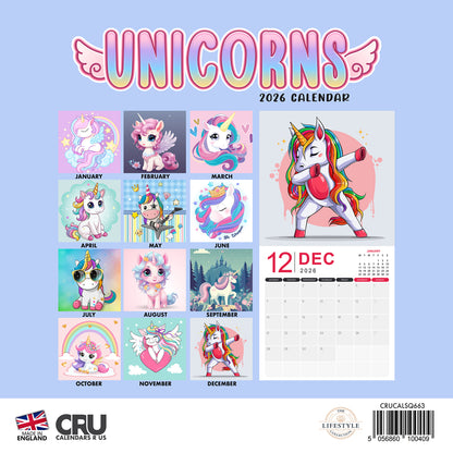 I Believe In Unicorns - Calendar 2026
