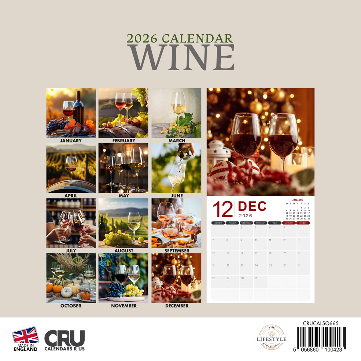 Wine - Calendar 2026