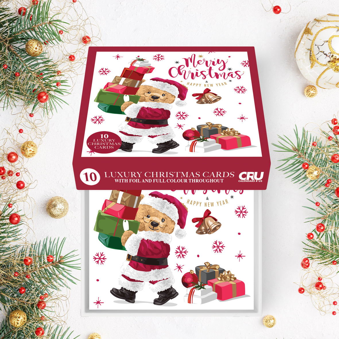 Christmas Cards Teddy Multipack