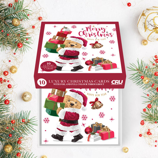Christmas Cards Teddy Multipack